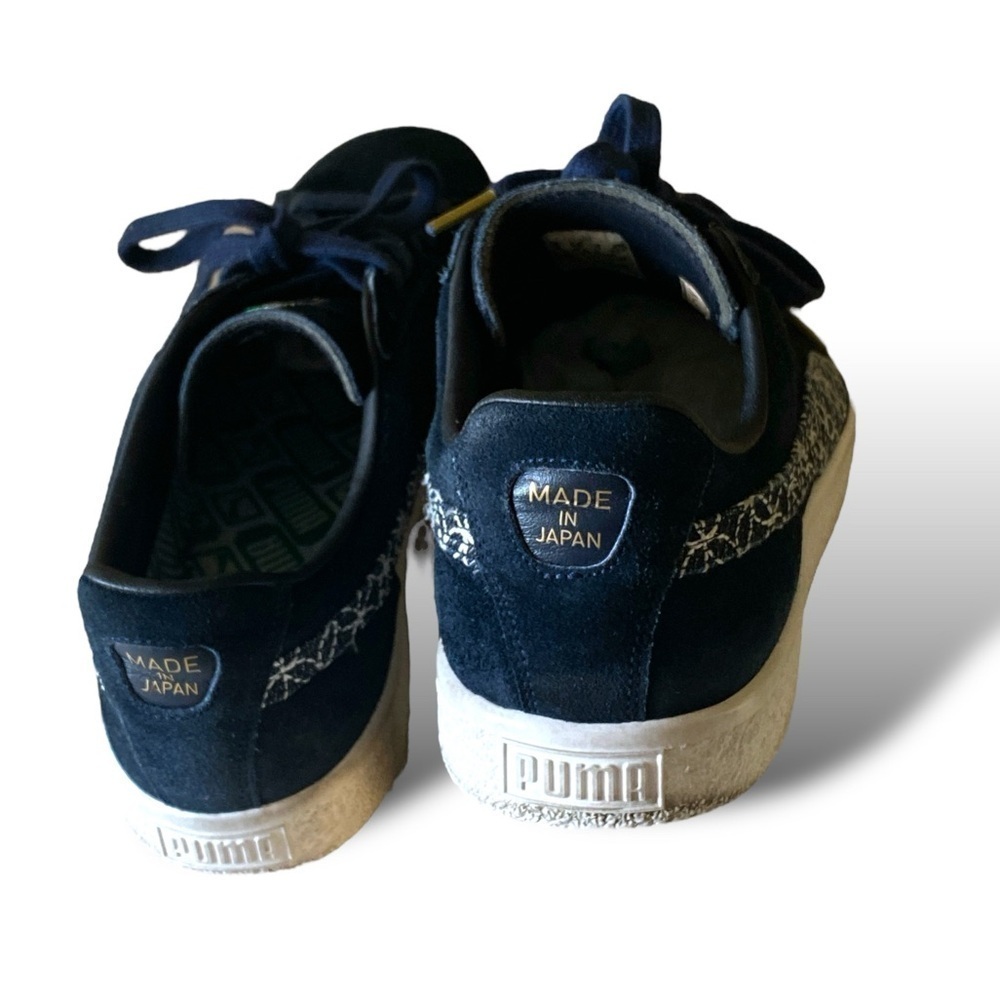 Puma Suede Vintage Sneaker Shashiko Mij Intense Blue 21-Fa-I Men 9 Celeb Style View 3